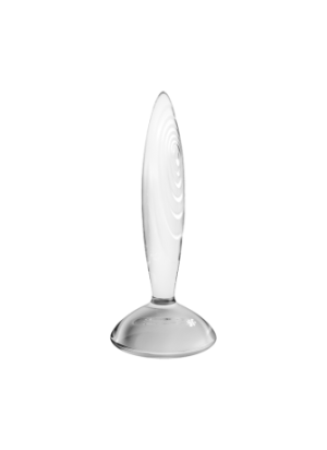 Gode anal en verre borosilicaté massif transparent Sparkling Crystal Satisfyer - CC597830